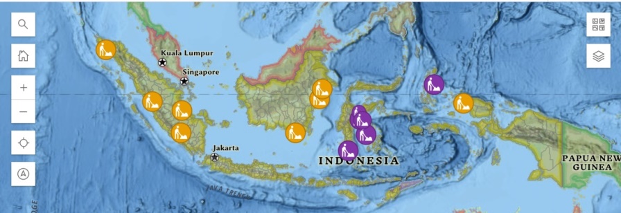 Peta Persebaran Sumber Daya Alam Batu Bara dan Nikel di Indonesia – arcgis.com