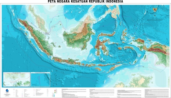 Peta Negara Kesatuan Republik Indonesia dengan Skala 1:2.500.000 – Indonesia.go.id