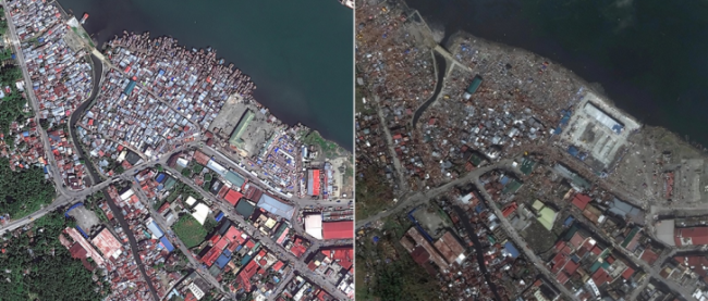 Sebelum dan Sesudah Badai Angin Topan Haiyan di Filipina – geotekno.com