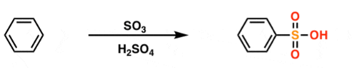 Ilustrasi Sulfonasi Benzena – masterorganicchemistry.com
