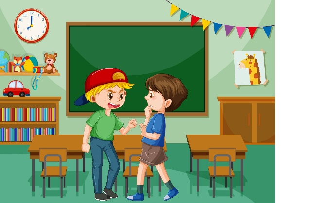 A Boy Get Bullied by His Friend - GraphicsRF on Canva